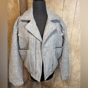 Vintage 100% Wool coat, Gray, size 36